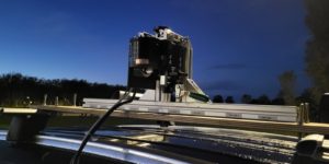 MAGELLAN AERO night tests on vehicle.